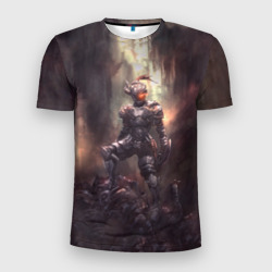 Мужская футболка 3D Slim Goblin Slayer darkness knight