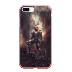 Чехол для iPhone 7Plus/8 Plus матовый Goblin Slayer darkness knight