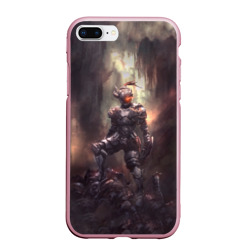 Чехол для iPhone 7Plus/8 Plus матовый Goblin Slayer darkness knight