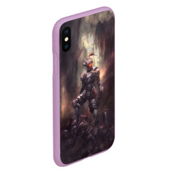 Чехол для iPhone XS Max матовый Goblin Slayer darkness knight - фото 2