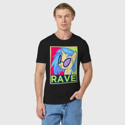 Мужская футболка хлопок DJ Pon-3 rave - фото 2