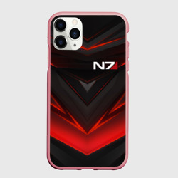 Чехол для iPhone 11 Pro Max матовый Mass Effect N7