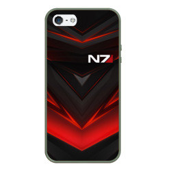 Чехол для iPhone 5/5S матовый Mass Effect N7