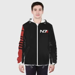 Мужская куртка 3D Mass Effect N7 - фото 4