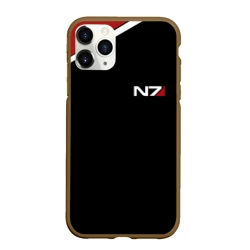 Чехол для iPhone 11 Pro Max матовый Mass Effect N7