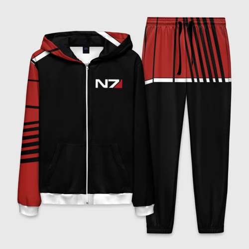 Мужской костюм 3D Mass Effect N7