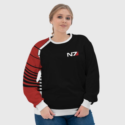 Женский свитшот 3D Mass Effect N7 - фото 6