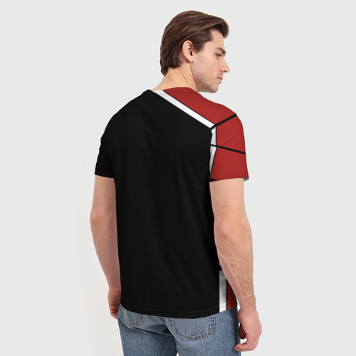 Мужская футболка 3D Mass Effect N7, цвет 3D печать - фото 4
