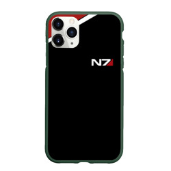 Чехол для iPhone 11 Pro матовый Mass Effect N7