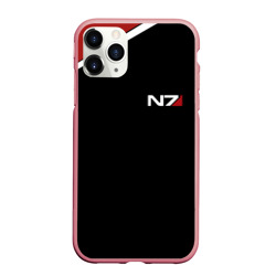 Чехол для iPhone 11 Pro Max матовый Mass Effect N7