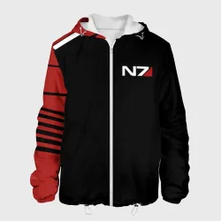 Мужская куртка 3D Mass Effect N7
