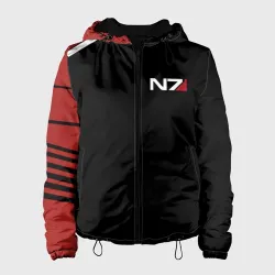 Женская куртка 3D Mass Effect N7
