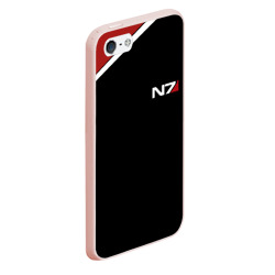 Чехол для iPhone 5/5S матовый Mass Effect N7 - фото 2