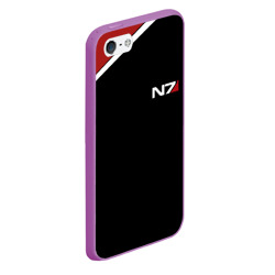 Чехол для iPhone 5/5S матовый Mass Effect N7 - фото 2