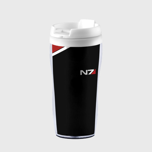 Термокружка-непроливайка Mass Effect N7, цвет белый