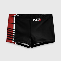Детские купальные плавки 3D Mass Effect N7