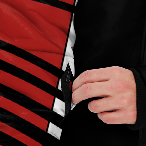 Мужская зимняя куртка 3D Mass Effect N7, цвет черный - фото 6