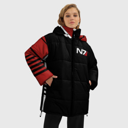 Женская зимняя куртка Oversize Mass Effect N7 - фото 2