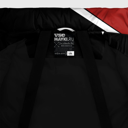 Мужская зимняя куртка 3D Mass Effect N7, цвет черный - фото 7