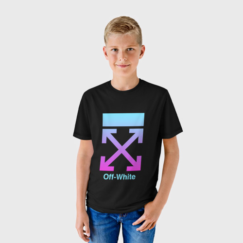 Детская футболка 3D Off-White Фото 01 Детская футболка 3D Off-White Фото 01