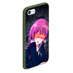 Чехол для iPhone 5/5S матовый Anime Senpai 2 - фото 2