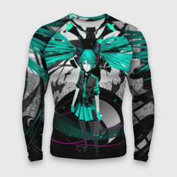 Мужской рашгард 3D Miku Hatsune Vocaloid