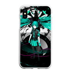 Чехол для iPhone XS Max матовый Miku Hatsune Vocaloid