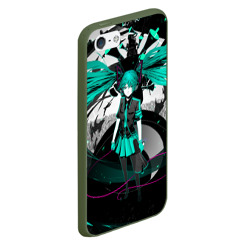 Чехол для iPhone 5/5S матовый Miku Hatsune Vocaloid - фото 2