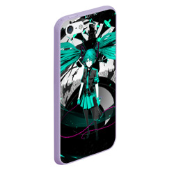 Чехол для iPhone 5/5S матовый Miku Hatsune Vocaloid - фото 2