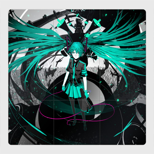 Магнитный плакат 3Х3 Miku Hatsune Vocaloid