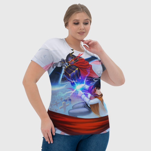 Женская футболка 3D Narberal и Ainz Ooal Gown, цвет 3D печать - фото 6