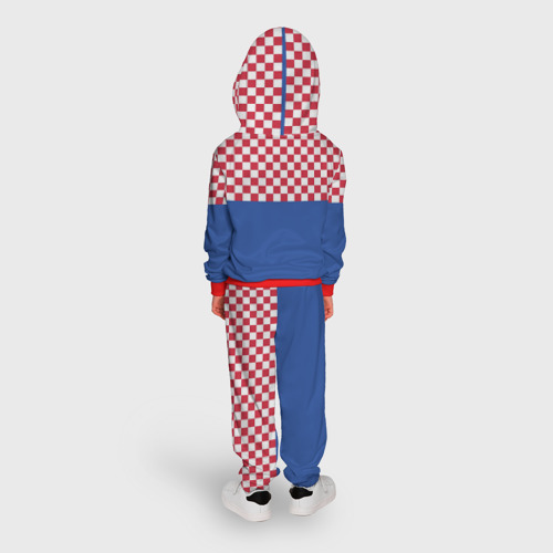 Детский костюм с толстовкой 3D Форма lotto, цвет красный - фото 4