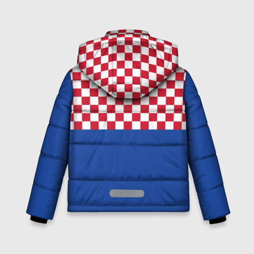 Зимняя куртка для мальчиков 3D с принтом Форма lotto, вид сзади #1