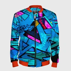 Мужской бомбер 3D Graffity