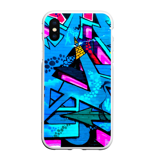 Чехол для iPhone XS Max матовый Graffity