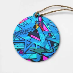 Деревянная игрушка круг Graffity