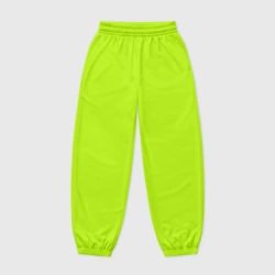 Женские джоггеры оверсайз 3D Гранж салатовый брюки