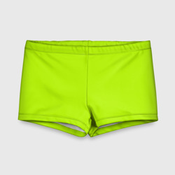 Детские купальные плавки 3D Гранж салатовый брюки