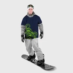 Накидка на куртку 3D Кислотный осьминожка