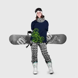 Накидка на куртку 3D Кислотный осьминожка - фото 2