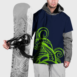 Накидка на куртку 3D Кислотный осьминожка