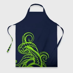 Фартук 3D Кислотный осьминожка