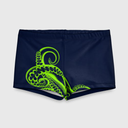 Детские купальные плавки 3D Кислотный осьминожка