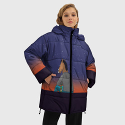 Женская зимняя куртка Oversize Конь Бо Джек - фото 2