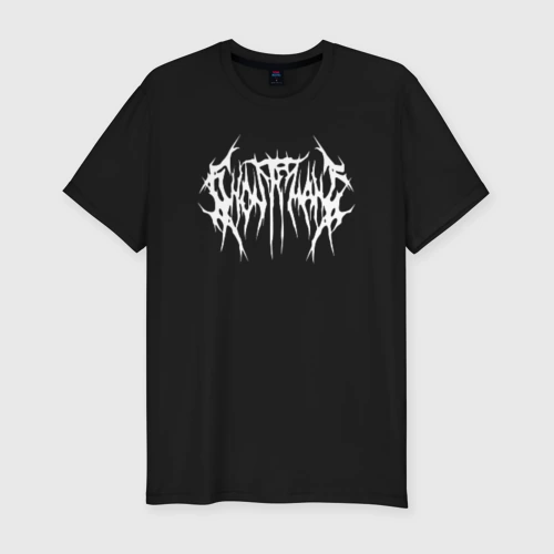 Мужская футболка хлопок Slim Ghostemane