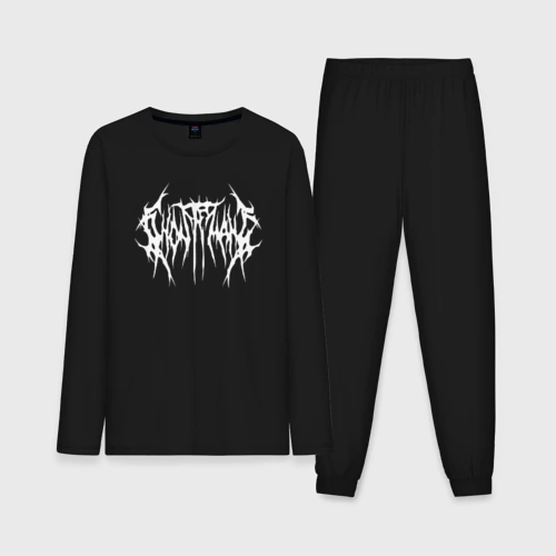 Мужская пижама с лонгсливом хлопок Ghostemane