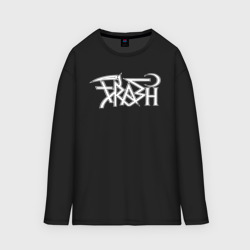 Женский лонгслив oversize хлопок Trash gang