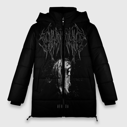 Женская зимняя куртка Oversize Ghostemane, цвет красный