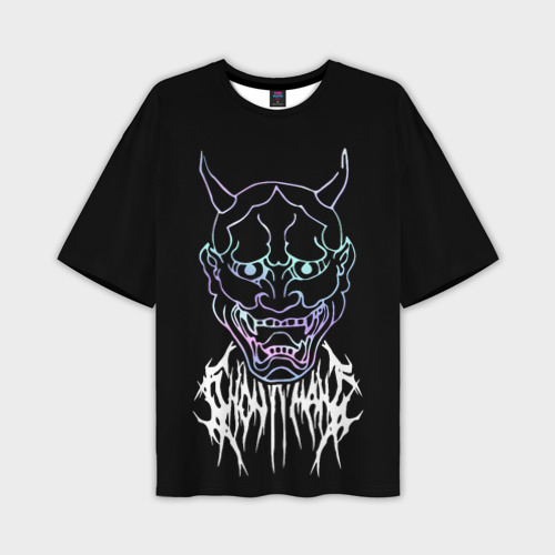 Мужская футболка oversize 3D Ghostemane, цвет 3D печать