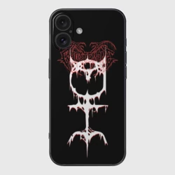Чехол для iPhone 16 силиконовый с защитой камеры Ghostemane sign